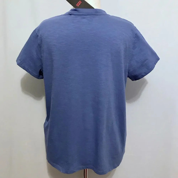 Levi's NWT Blue Perfect Crew Graphic Tee Women XL - Picture 6 of 8